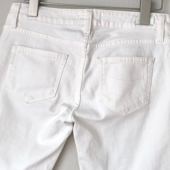 SUMMER CLOSEOUT ☀️ \Paige\• Bermuda Cutoff Shorts in Optic White - Picture 8 of 16